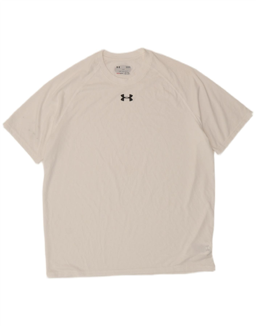 Tricou pentru bărbați UNDER ARMOUR Heat Gear Top mare din poliester alb