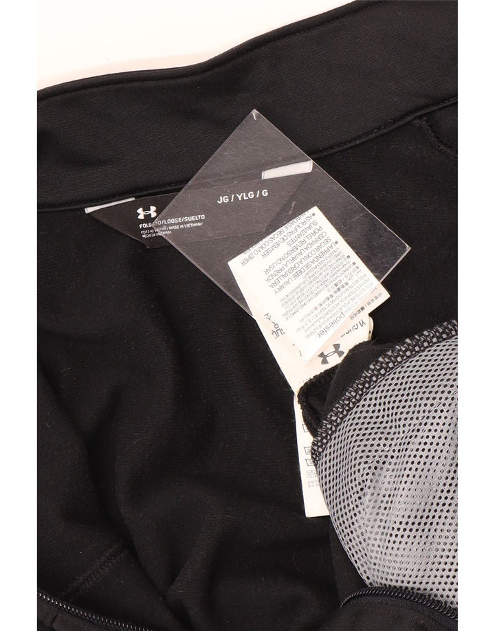 Jachetă de trening pentru băieți Under Armour, 11-12 ani, poliester negru mare