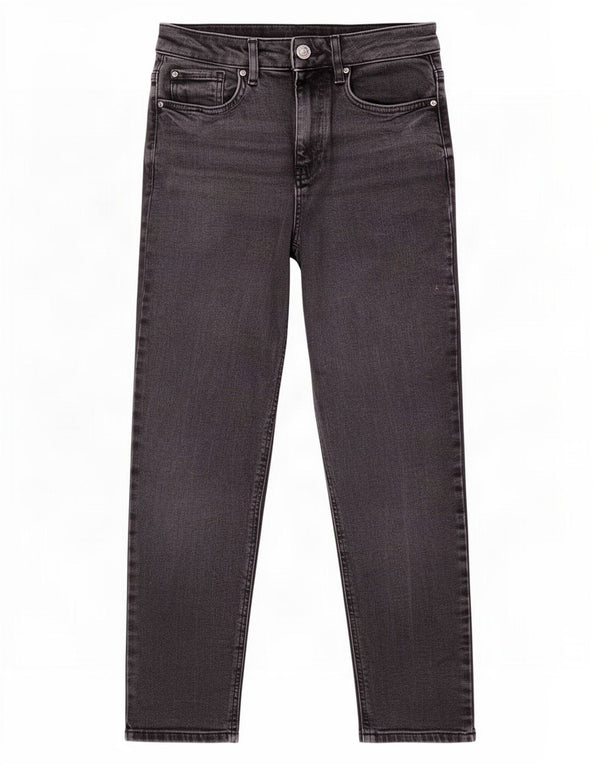 Marks & Spencer Blugi Mom Tapered pentru femei UK 8 Small W26 L25 Negru