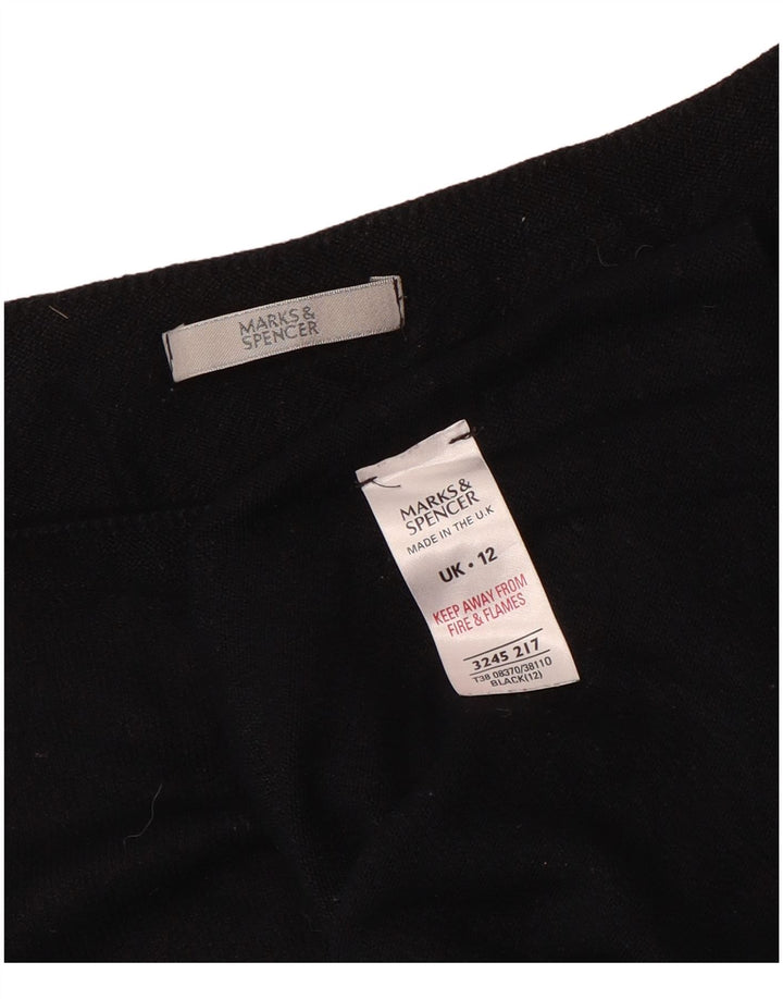 Bluză pentru femei Marks & Spencer UK 12 Medium Black Viscose