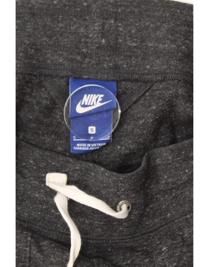NIKE Womens Graphic Sport Shorts UK 10 Small  Grey Flecked Polyester Vintage Nike and Second-Hand Nike from Messina Hembry 