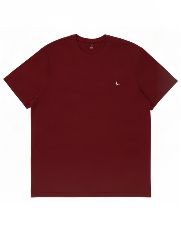 Tricou Jack Wills Classic Fit pentru bărbați Top XL Bumbac Burgundy