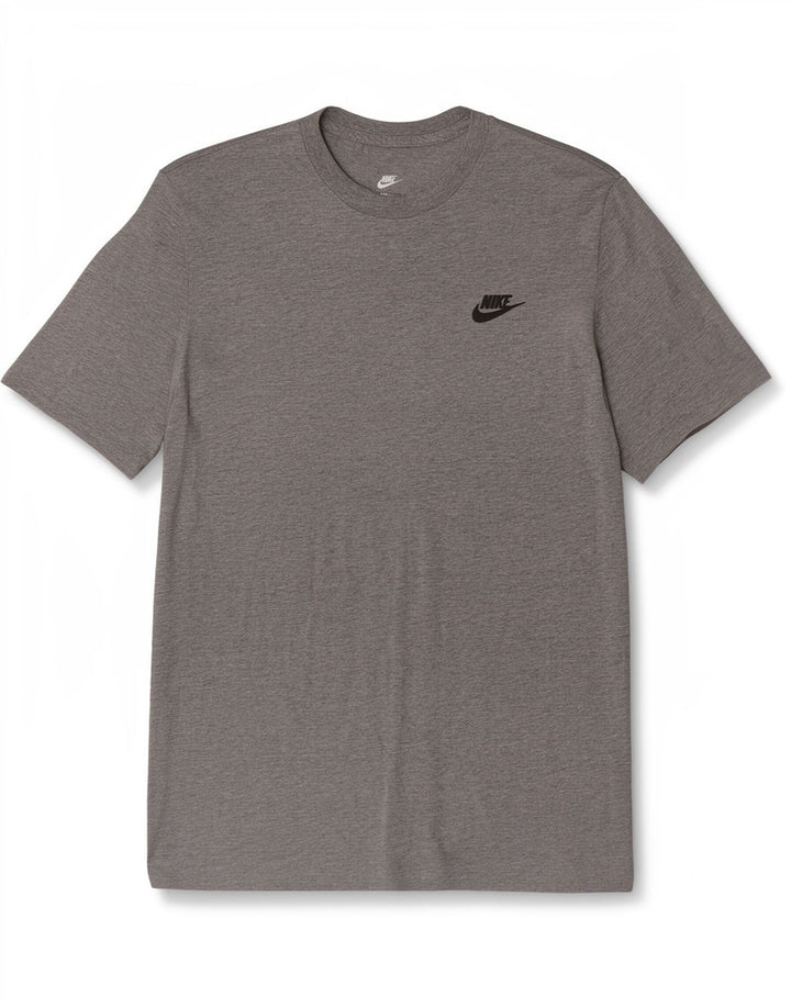 Tricou pentru bărbați Nike Top mediu gri bumbac cu pete