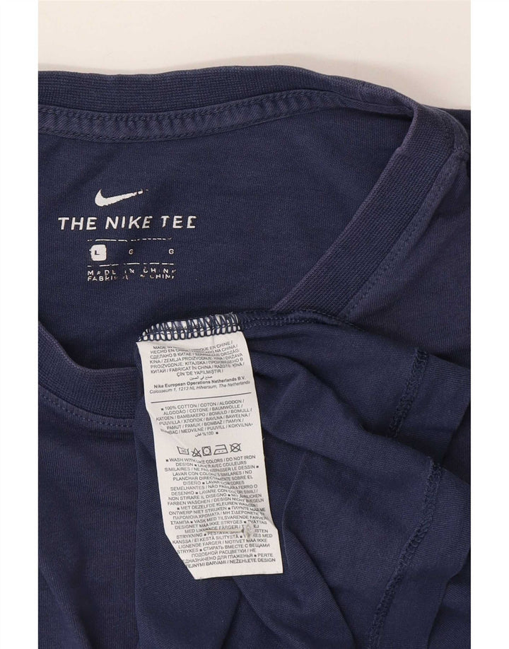 Tricou pentru bărbați Nike Top mare din bumbac bleumarin