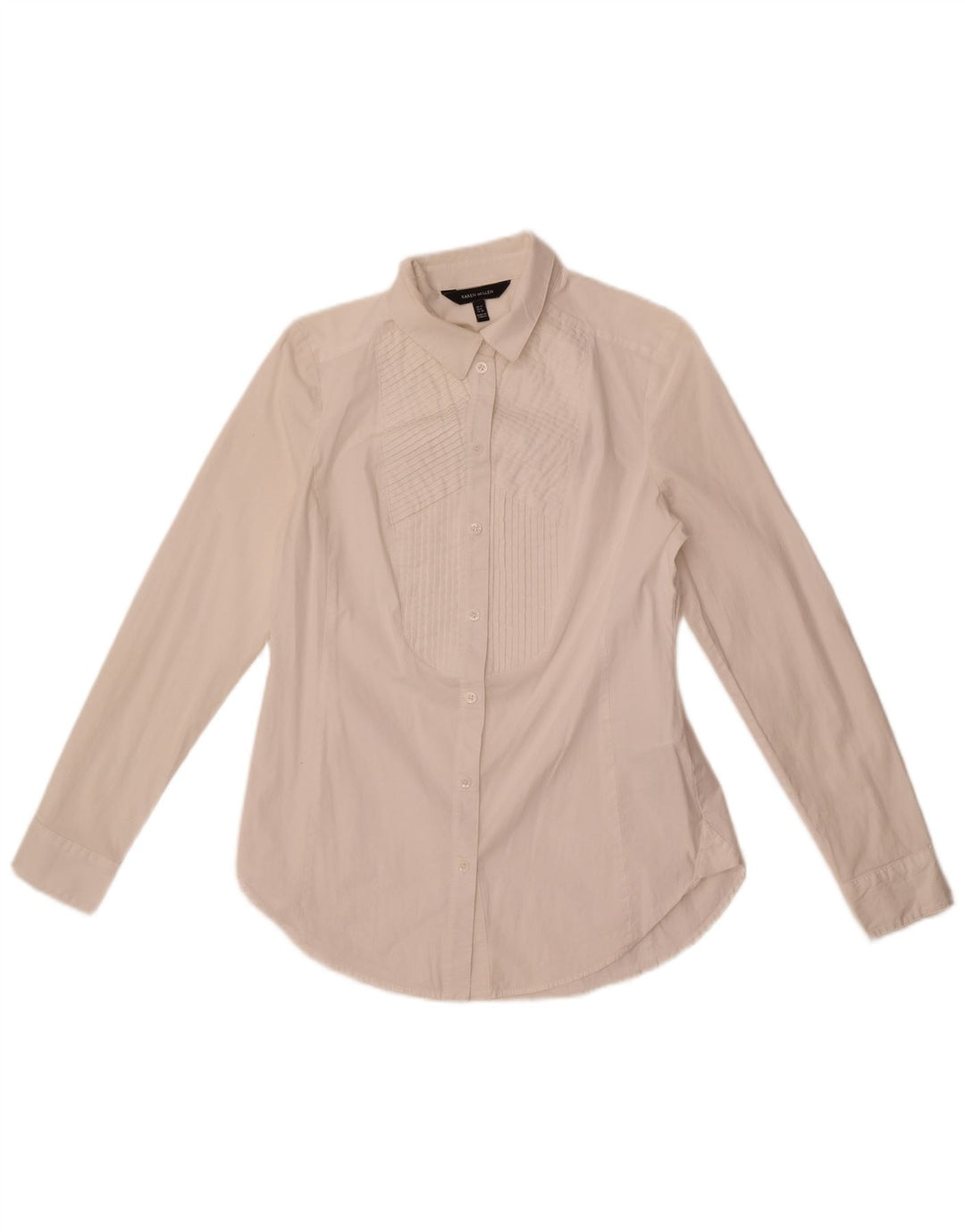 Cămașă smoking pentru femei Karen Millen UK 12 Bumbac alb mediu