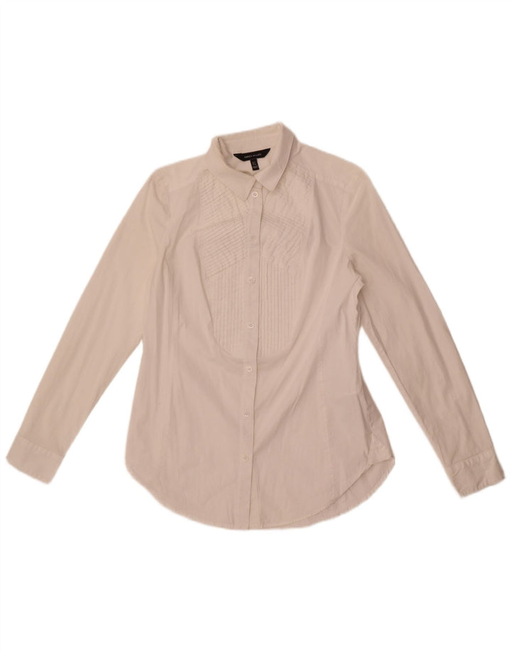 Cămașă smoking pentru femei Karen Millen UK 12 Bumbac alb mediu