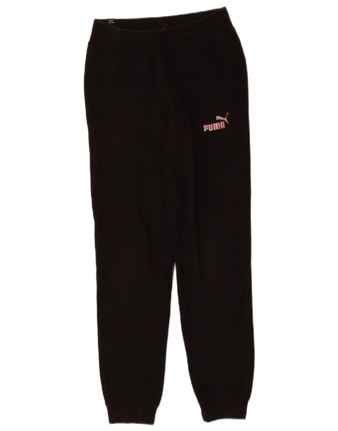 PUMA Fete Trening Pantaloni Joggeri 11-12 Ani Bumbac Negru