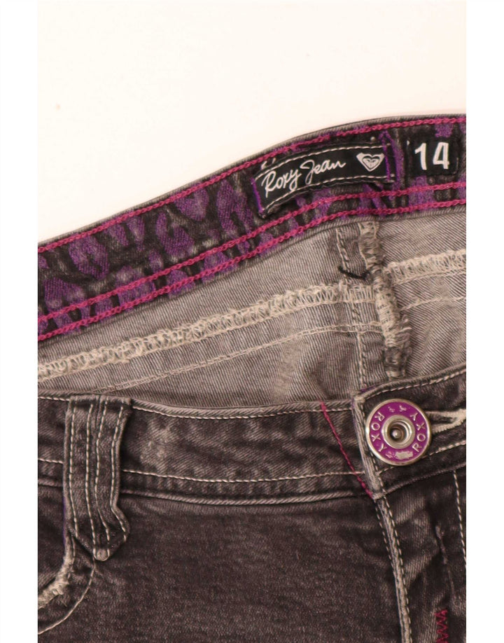 Blugi Roxy Graphic Slim pentru femei W32 L32 bumbac gri