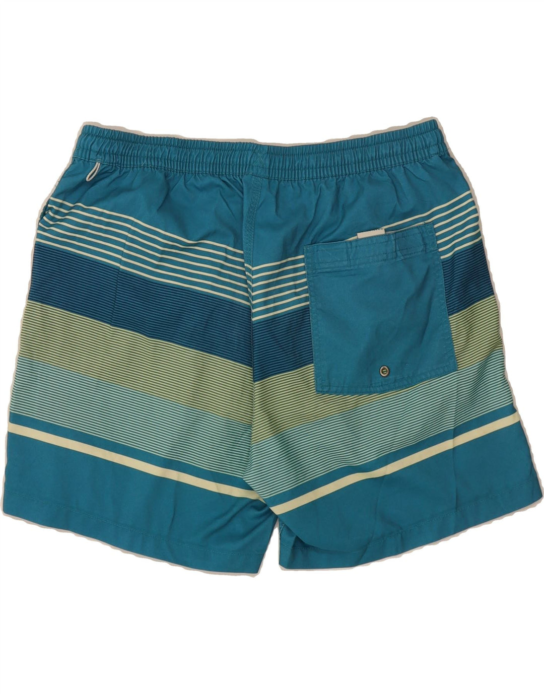 QUIKSILVER Mens Swimming Shorts XL  Blue Striped Vintage Quiksilver and Second-Hand Quiksilver from Messina Hembry 