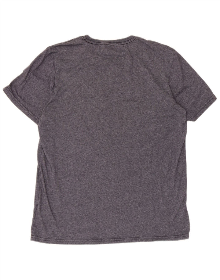 Tricou pentru bărbați Adidas Top mare, albastru bleumarin, poliester pătat
