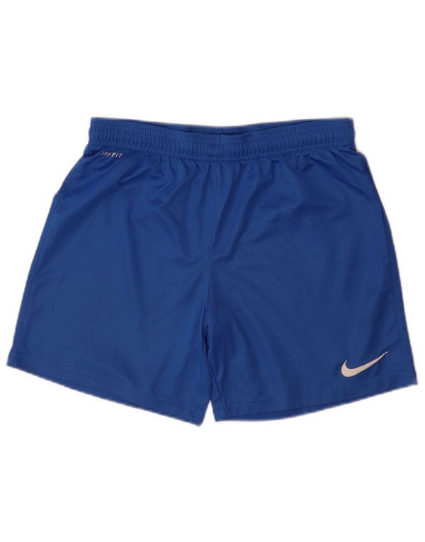 Pantaloni scurți sport Nike Dri Fit pentru bărbați, poliester, albastru mic