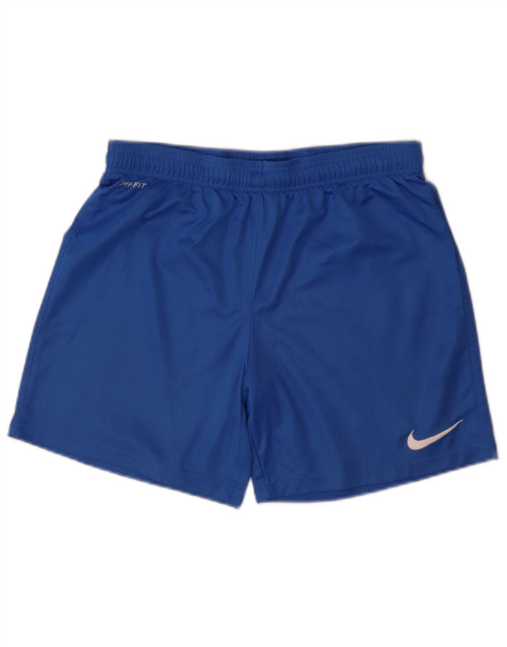 Pantaloni scurți sport Nike Dri Fit pentru bărbați, poliester, albastru mic