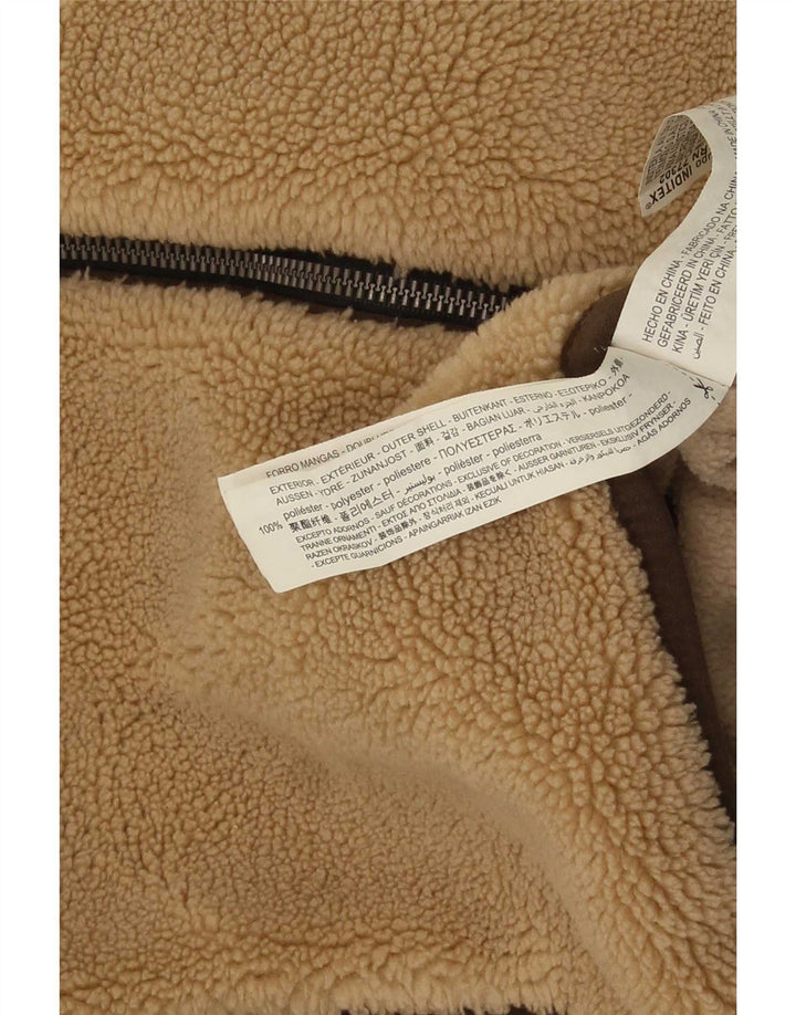 Jachetă pentru bărbați din lână Zara UK 38 Medium Bej Poliester