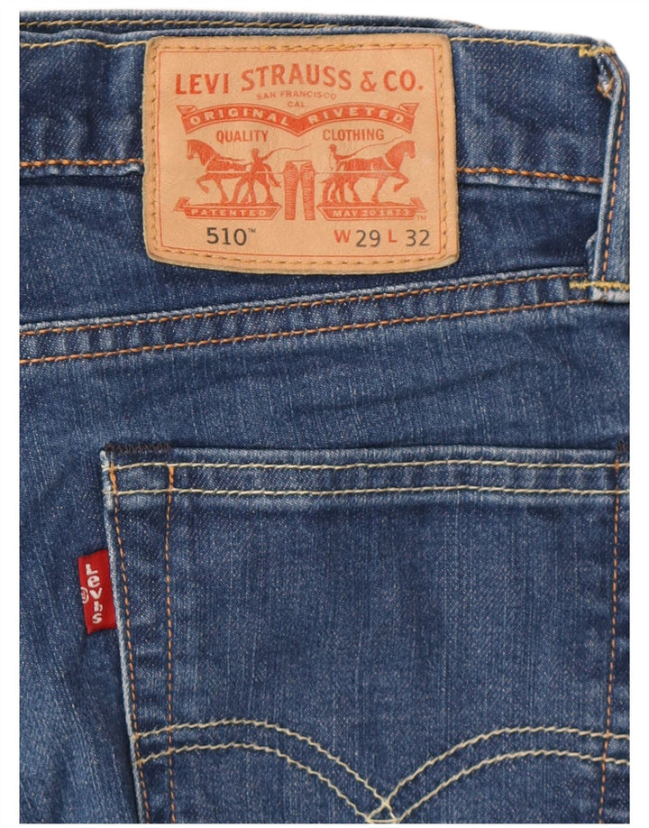 Blugi 510 Slim LEVI'S pentru bărbați W29 L32 Bumbac albastru