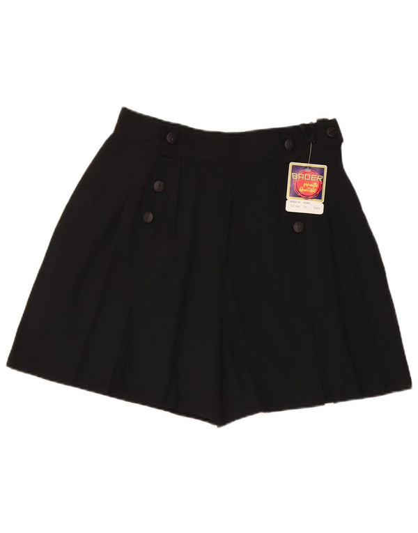 Pantaloni scurți casual cu talie înaltă Bader pentru femei UK 10 Small W28 Viscoză neagră