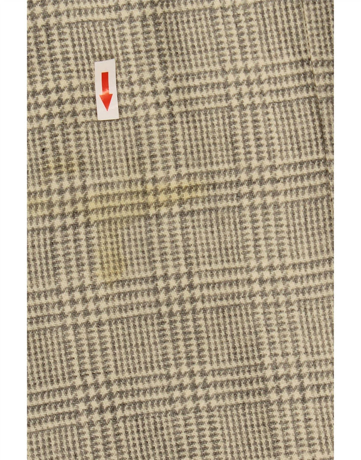 Jachetă vintage pentru bărbați cu 2 nasturi, UK 40, mare, gri Houndstooth
