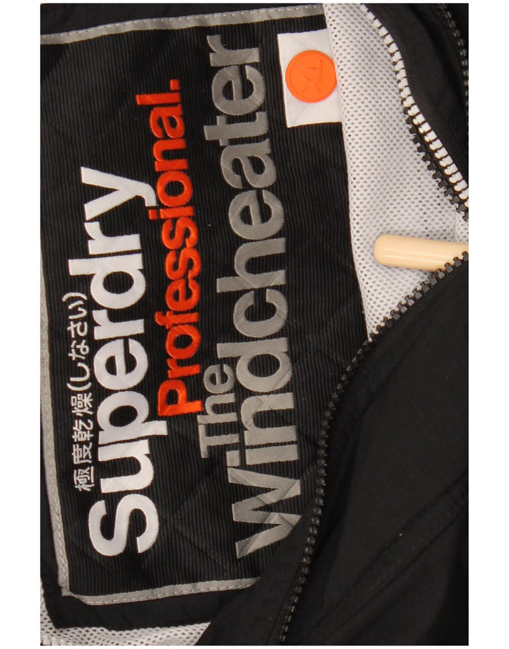 Jachetă Windbreaker pentru femei Superdry The Windcheater UK 18 XL Nylon negru