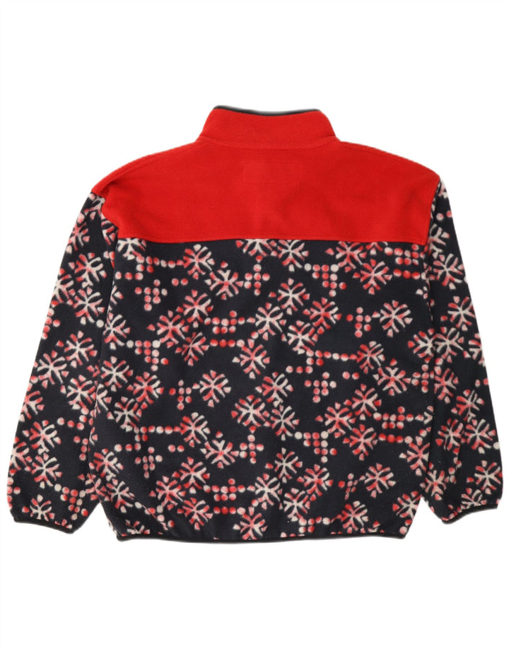 Pulover pentru bărbați Invicta, cu gât cu nasturi, fleece, mediu, multicolor, floral