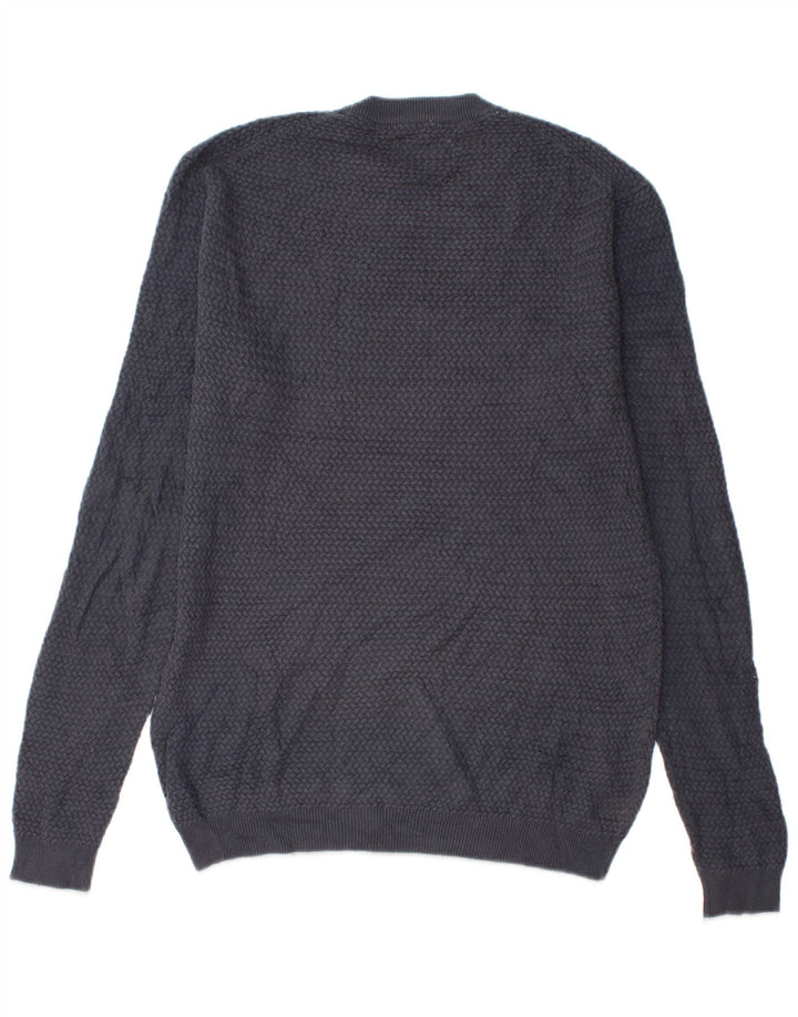 Pulover Billabong pentru bărbați, cu gât crew, bumbac mic, albastru bleumarin