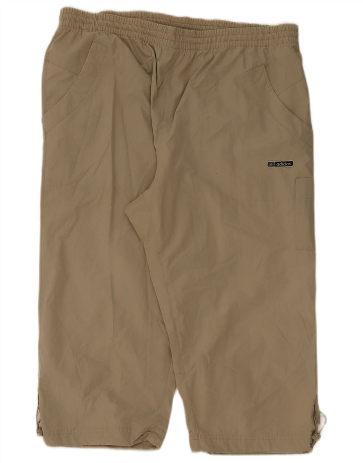 Pantaloni de trening Capri pentru bărbați Adidas XL poliester bej