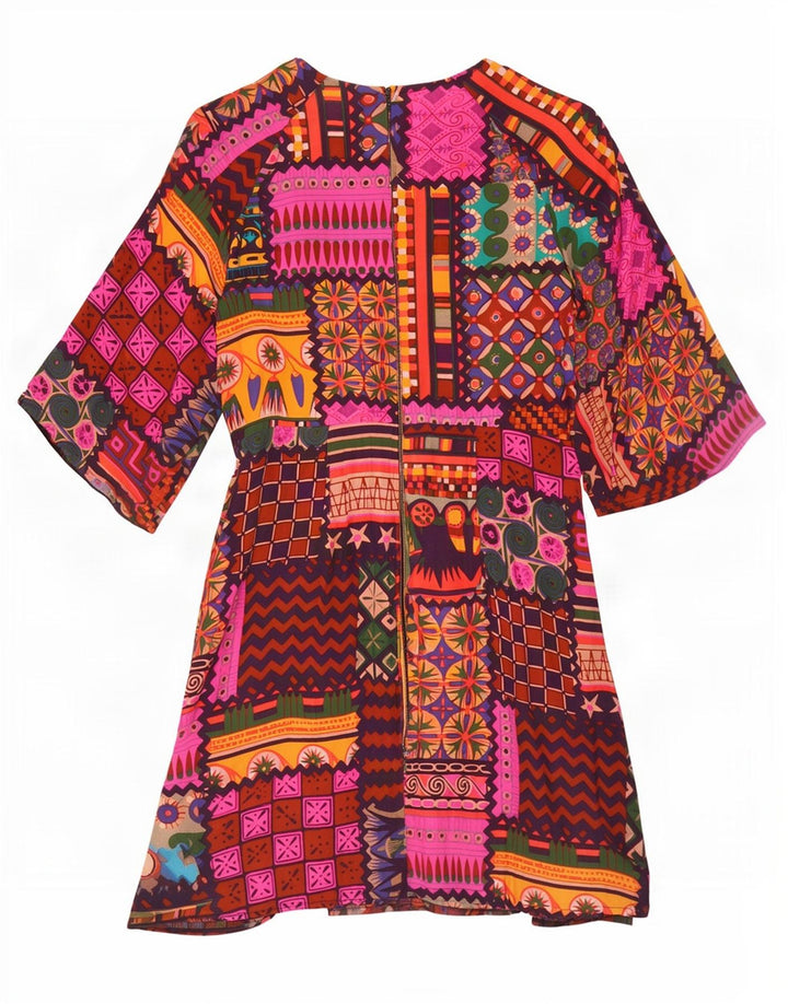 Rochie de bază Desigual pentru femei cu mâneci 3/4 EU 44 XL, multicoloră, mozaic