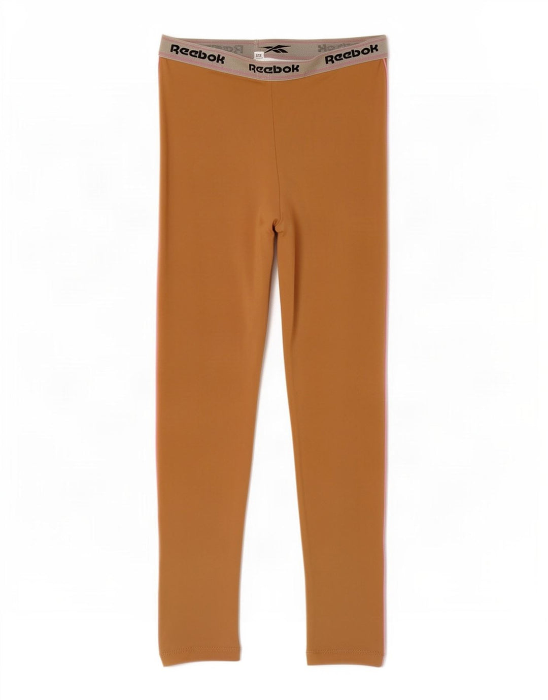 Leggings grafic pentru fete Reebok 8-9 ani, bej, poliester