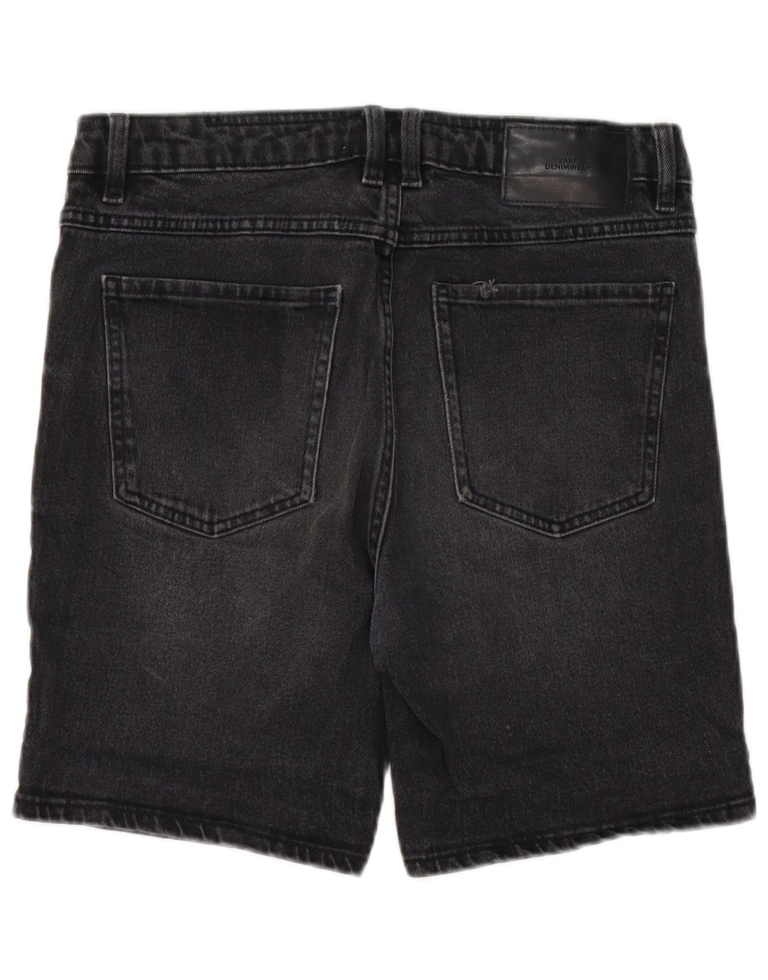Pantaloni scurți din denim pentru bărbați Zara EU 38 Small W30 Negru