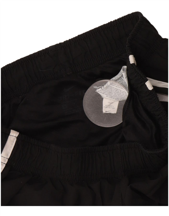 Pantaloni scurti sport NIKE pentru femei UK 8 Small Negru Poliester