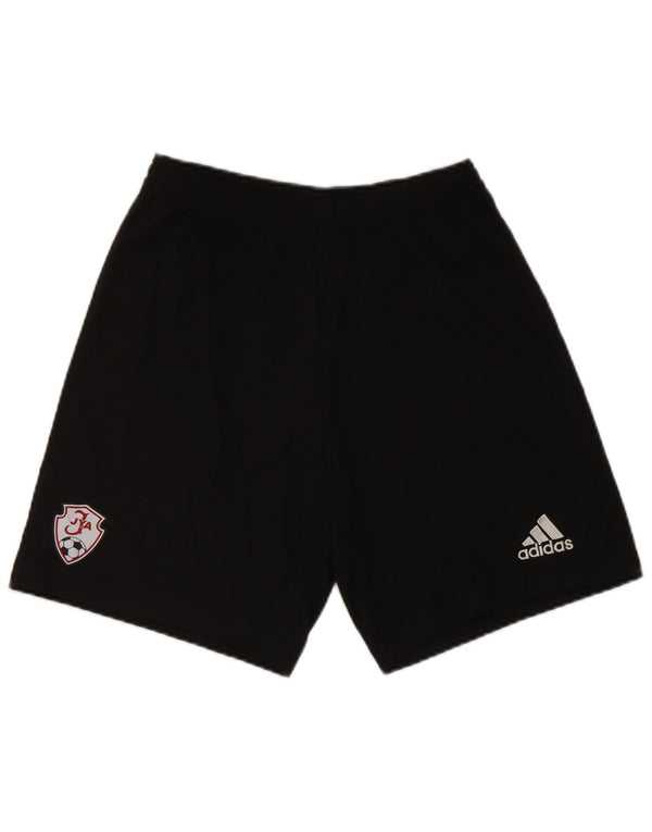 Pantaloni scurți sport pentru bărbați Adidas Aeroready Graphic, poliester negru mic