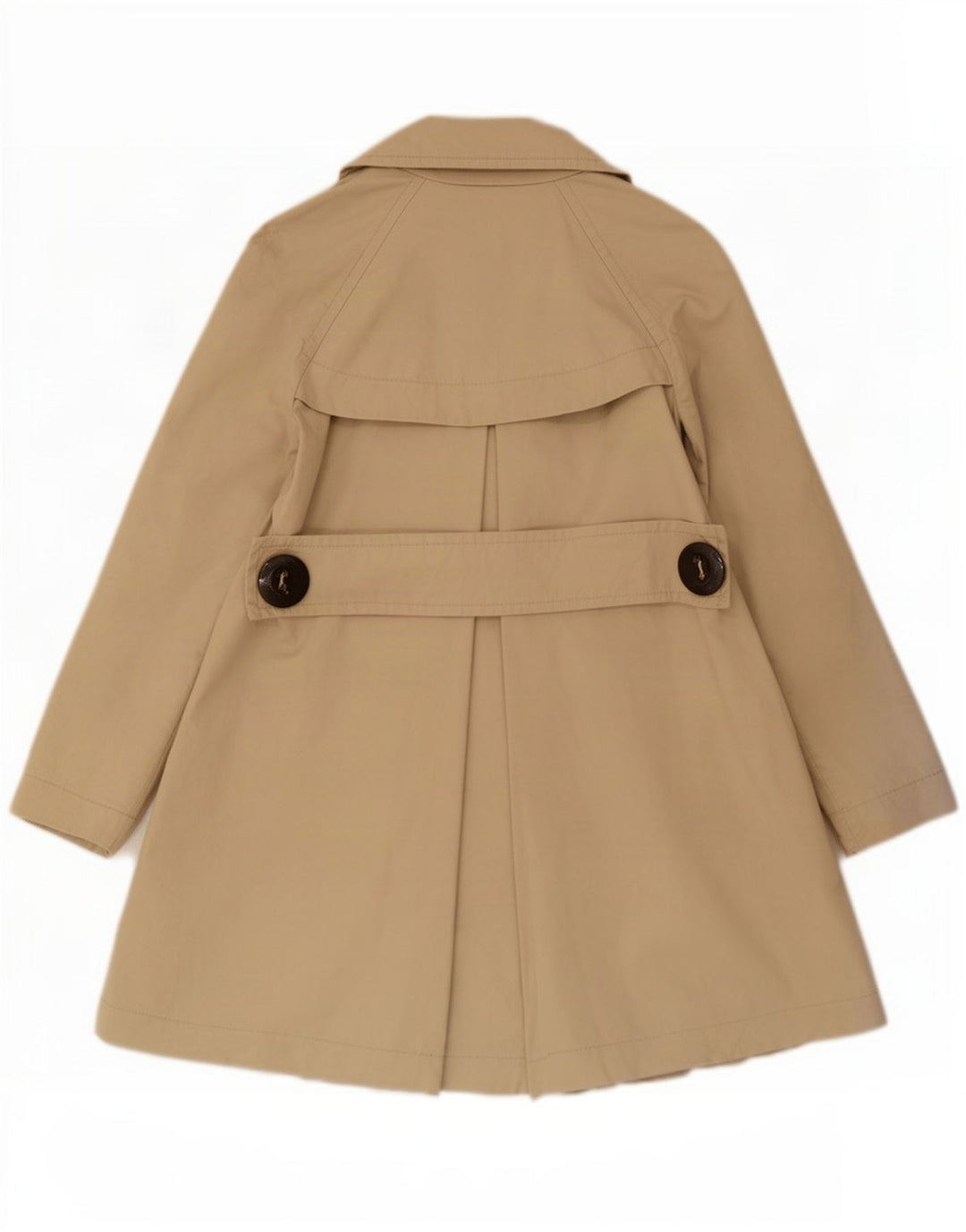 Trench supradimensionat pentru femei Zara UK 10 Mic Bej Poliamidă