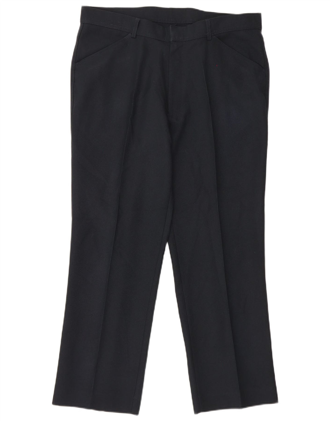 Farah Pantaloni Drepți Casual Bărbați L38 L29 Poliester Negru