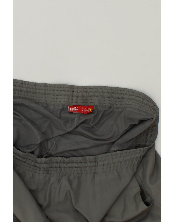 PUMA Mens Graphic Sport Shorts Large  Grey Vintage Puma and Second-Hand Puma from Messina Hembry 