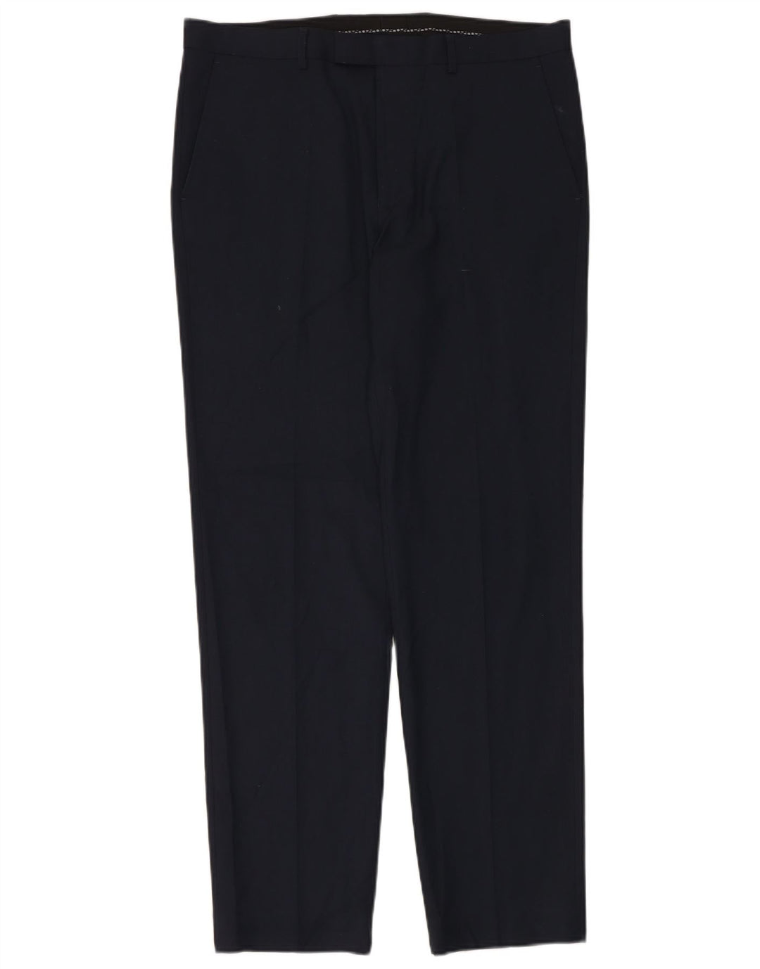 Marks & Spencer Pantaloni croiți pentru bărbați L36 L33 Poliester bleumarin