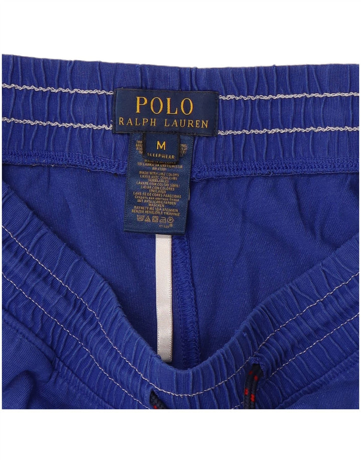 POLO RALPH LAUREN Pantaloni scurți sport grafic pentru bărbați, bumbac albastru mediu