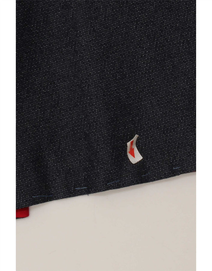 Vestă de blugi OPEN Vintage pentru femei UK 10, patchwork multicolor mic
