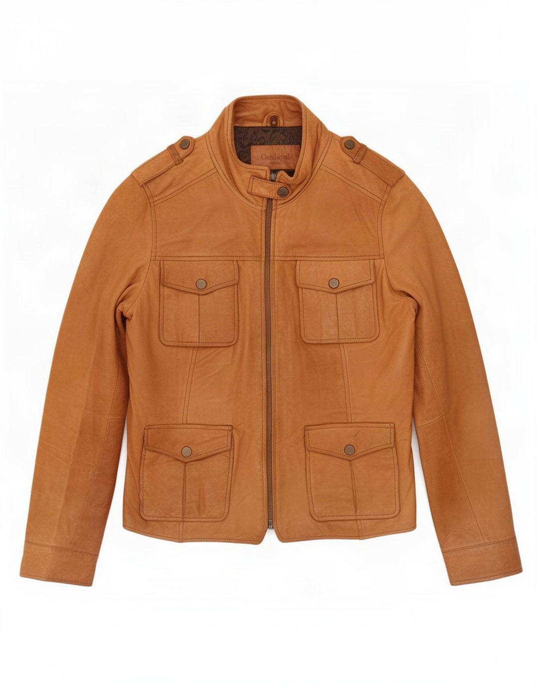 Jachetă Utilitară din piele pentru femei Conbipel IT 46 Large Brown