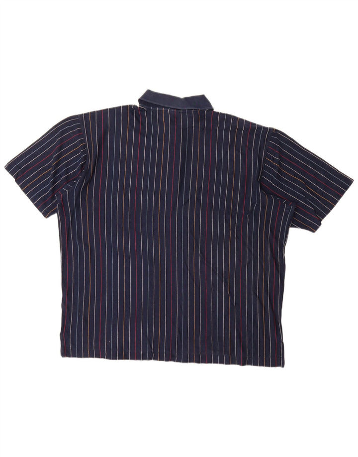 Cămașă polo pentru bărbați Paul & Shark, mare, bleumarin, cu dungi