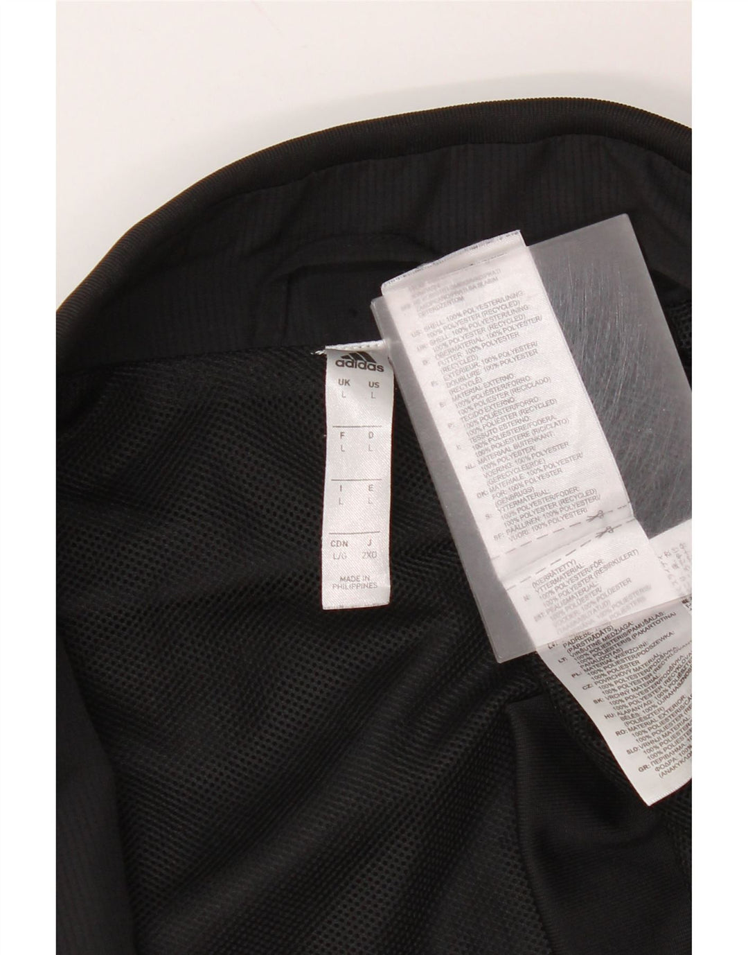 Adidas pentru bărbați Climalite Graphic Trening Top Jachetă mare, negru, poliester