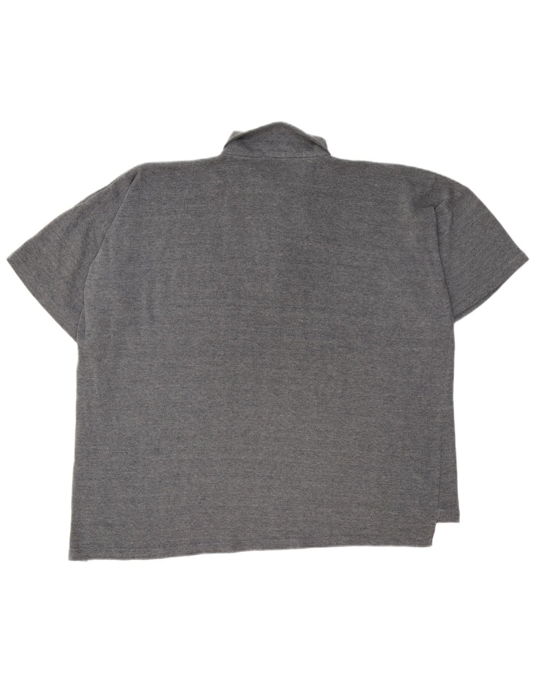 Cămașă polo pentru bărbați Paul Smith, cu fermoar, poliester gri 2XL