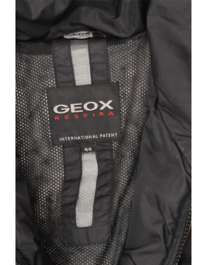 Palton căptușit pentru femei Geox IT 44 Medium Negru Poliester Iarnă