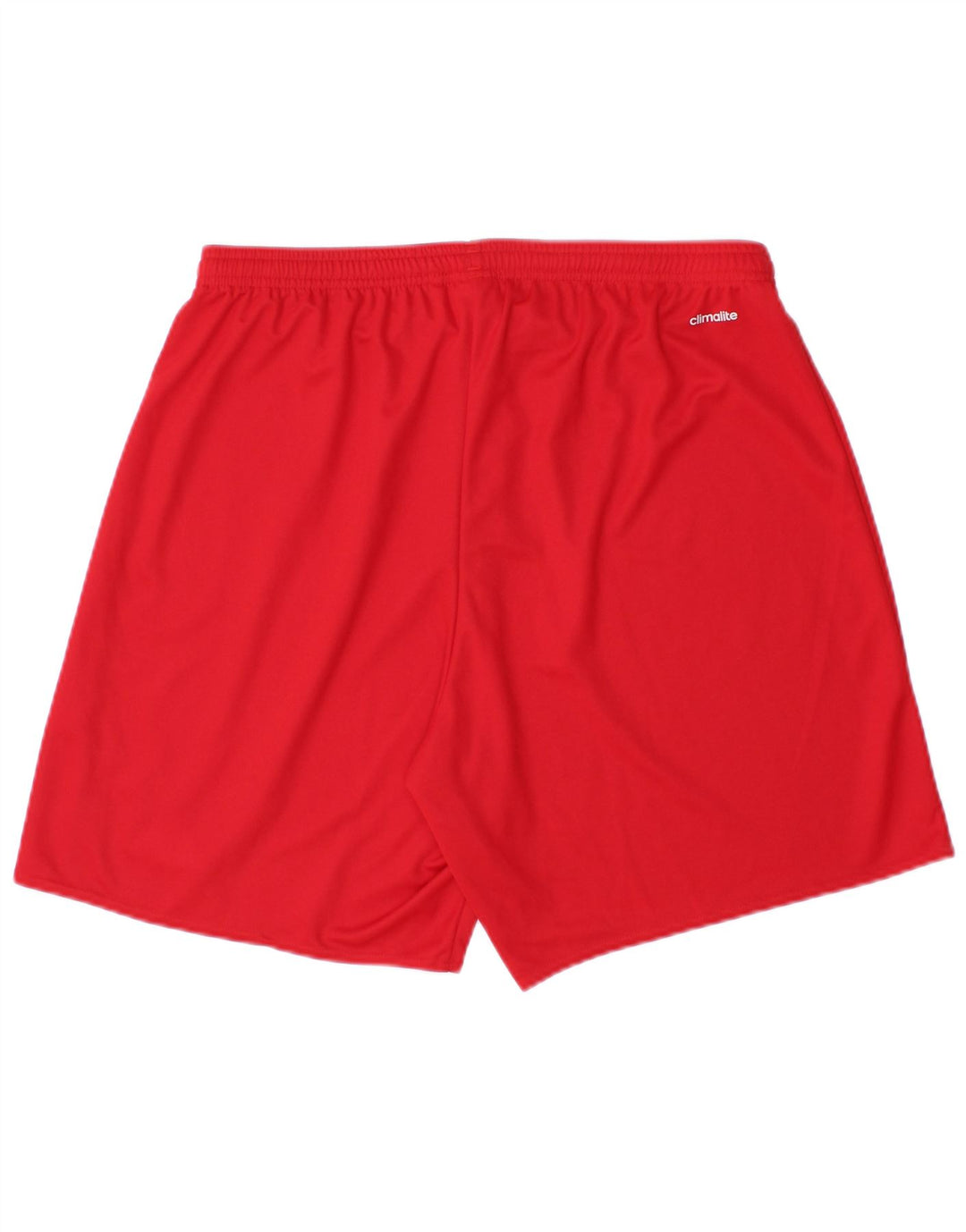 Pantaloni scurți sport adidas Climalite pentru bărbați, poliester roșu mare