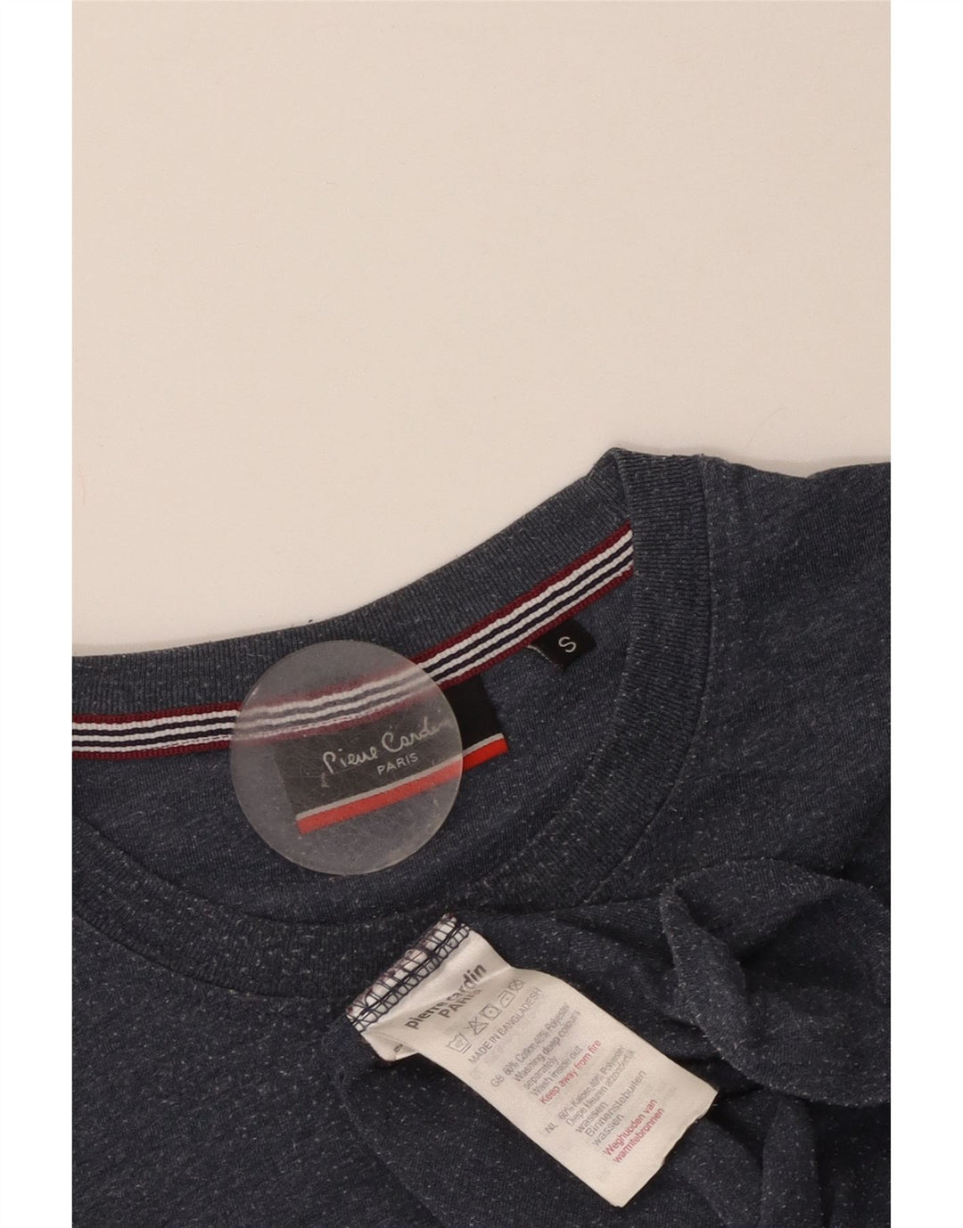 Tricou pentru bărbați Pierre Cardin Top mic din bumbac bleumarin