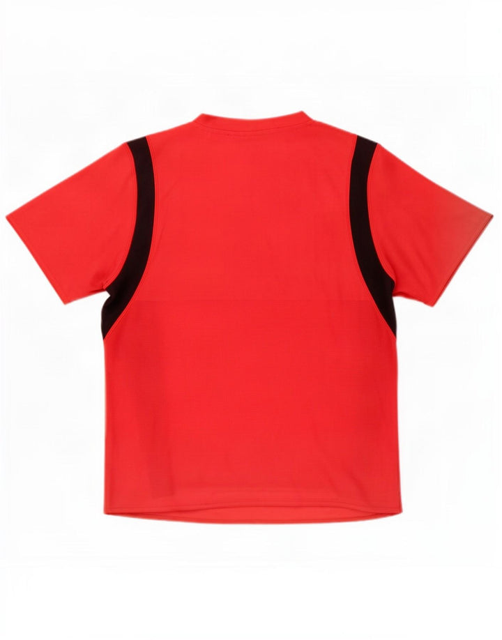 Tricou pentru bărbați Adidas Top Mediu Roșu Colorblock Poliester