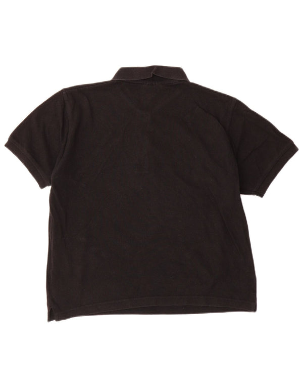 Tricou polo Champion pentru femei UK 12 Medium Black Bumbac