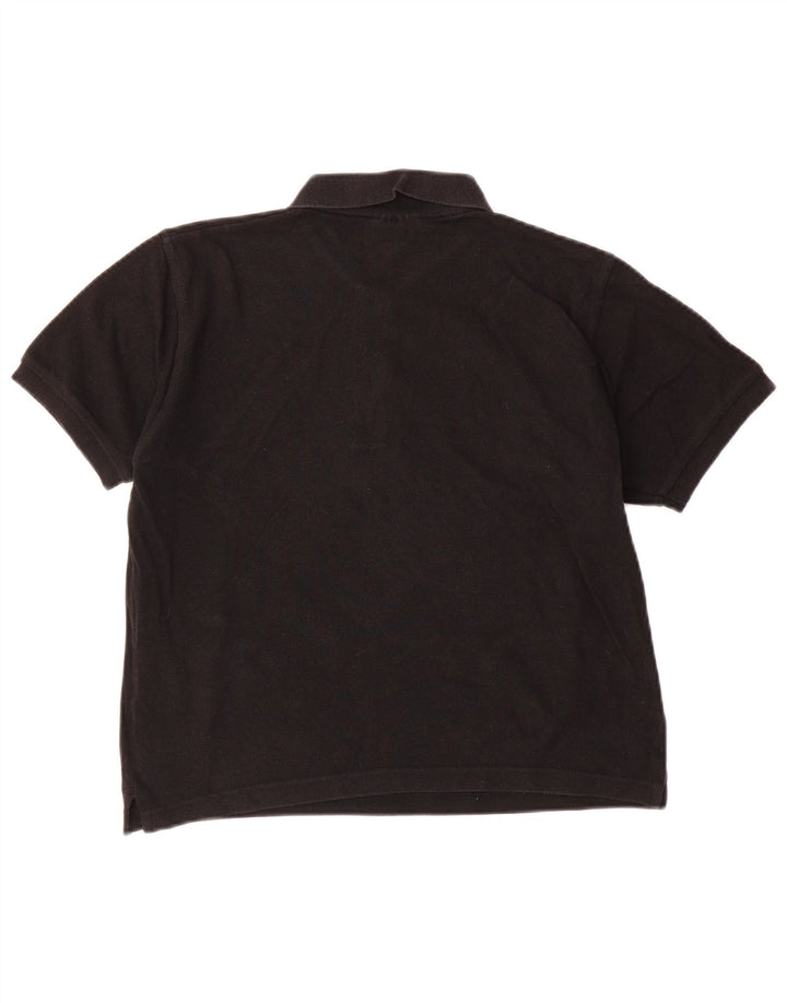 Tricou polo Champion pentru femei UK 12 Medium Black Bumbac