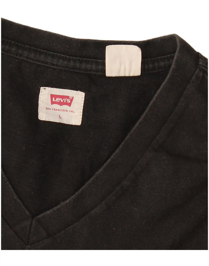 Tricou pentru bărbați Levi's Top Large Negru