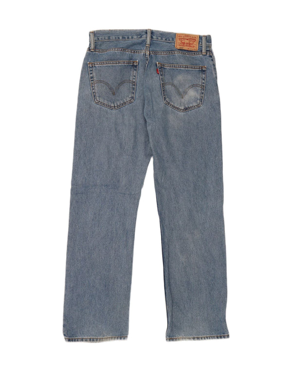 Levi's Mens 505 Straight Jeans W33 L30 Blue Cotton