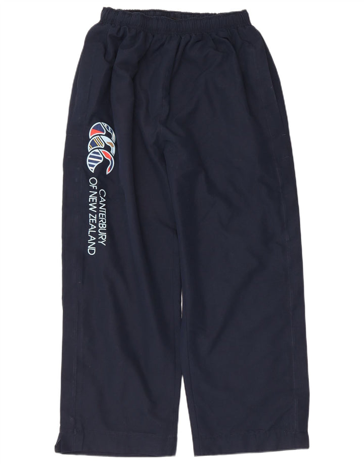 Pantaloni de trening grafic Canterbury pentru femei UK 12 Medium Bleumarin