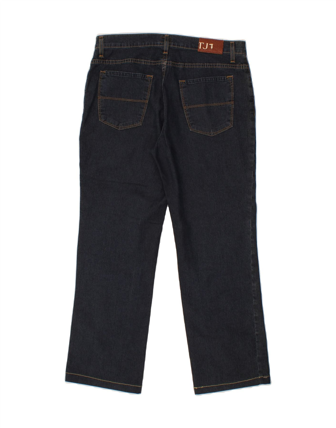 TRUSSARDI Mens Straight Jeans W30 L27 Navy Blue Vintage Trussardi and Second-Hand Trussardi from Messina Hembry 