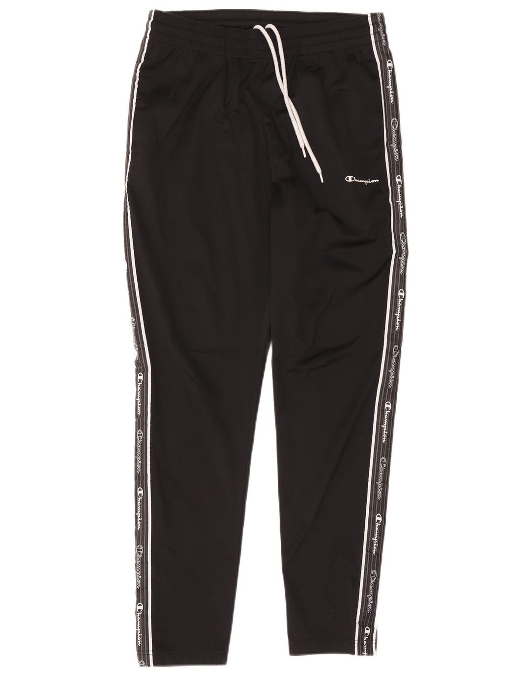 Pantaloni de trening cu grafic pentru femei Champion Medium Black Colorblock
